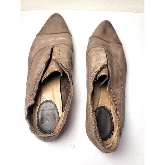 Frye Brown Leather Pointed Toe Slip on Women's Shoes Size 9M - Picture 4 of 12